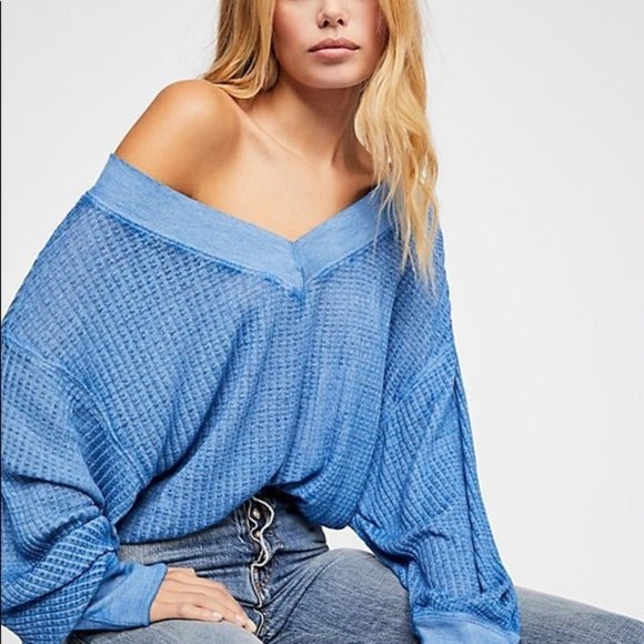 Free People Tops - WE THE FREE South Side Thermal Top (XS)
